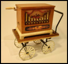 Tischorgel, lose auf Handwagen, Einzelstück, BestNr. 1302