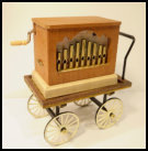 Tischorgel, lose auf Handwagen, Einzelstück, BestNr. 1305